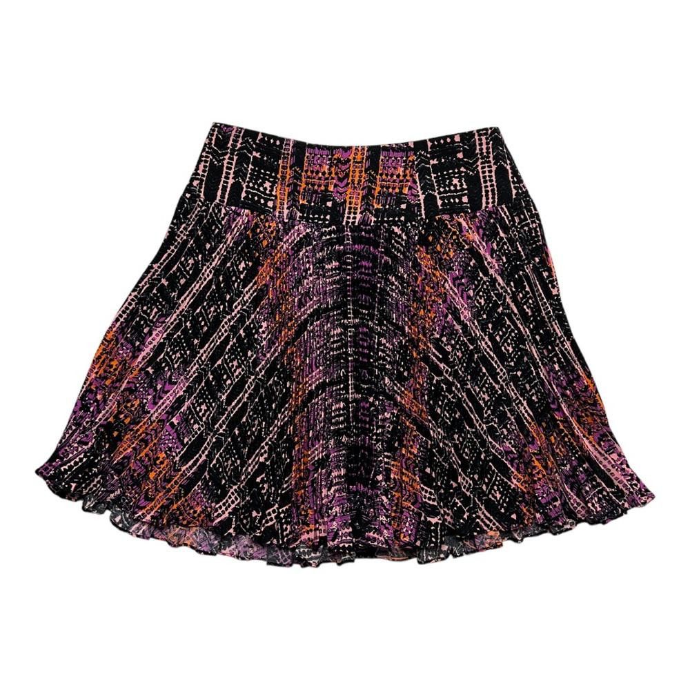 Designer Nanette Lepore l Flippy Weave Skirt in Orchid Multi Size 0 Size 25" / US 0 / IT 36 - 2 Thumbnail