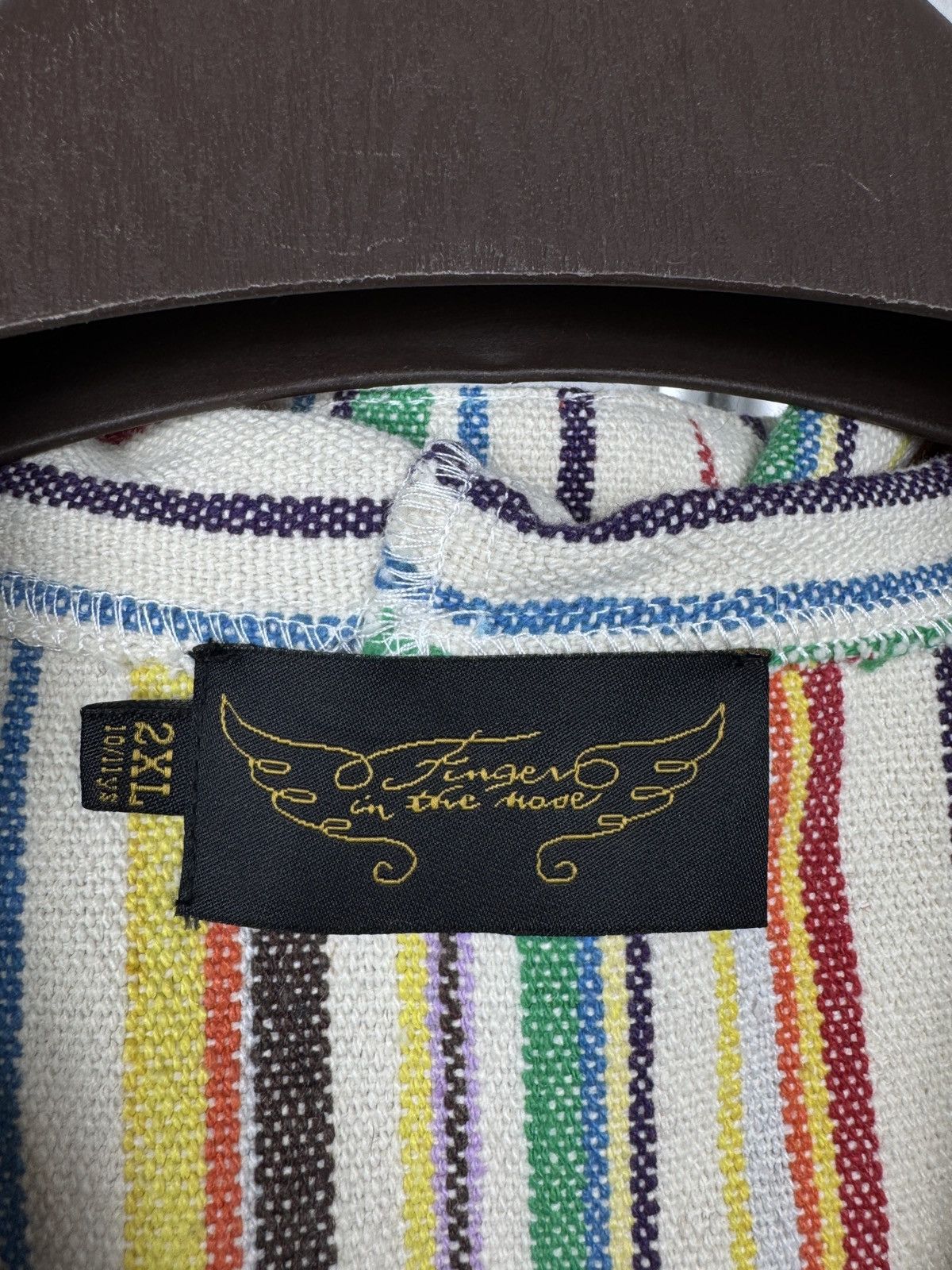 Japanese Brand Finger in the Nose rainbow Ashbury Woven hooded jckt unisex Size XXS / US 00 / IT 34 - 7 Thumbnail