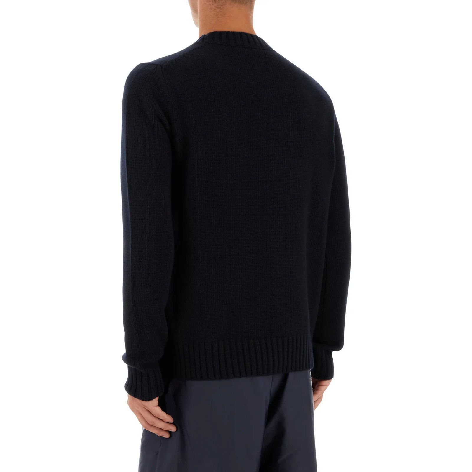 Prada PRADA Midnight Blue Wool Blend Sweater New & Authentic (Men' Size US L / EU 52-54 / 3 - 4 Thumbnail