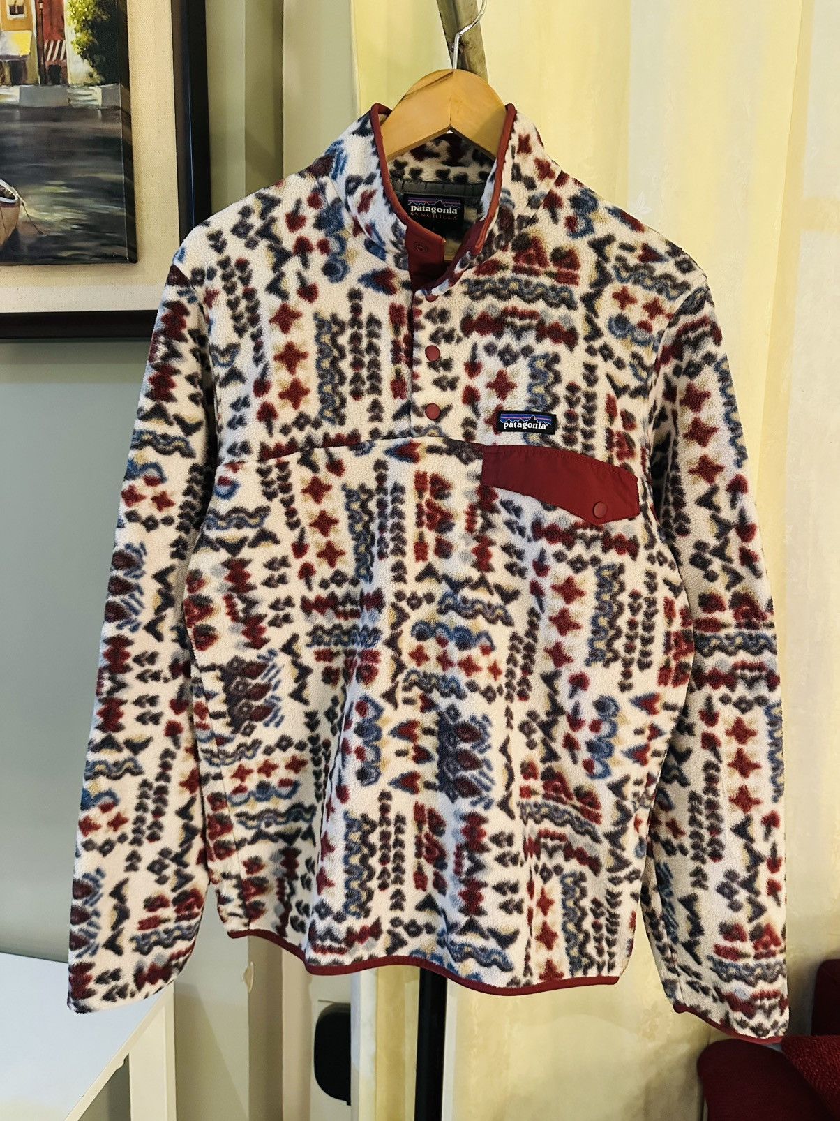 Patagonia Patagonia Aztec Synchilla Wandering Woods Pumic Size M / US 6-8 / IT 42-44 - 1 Thumbnail