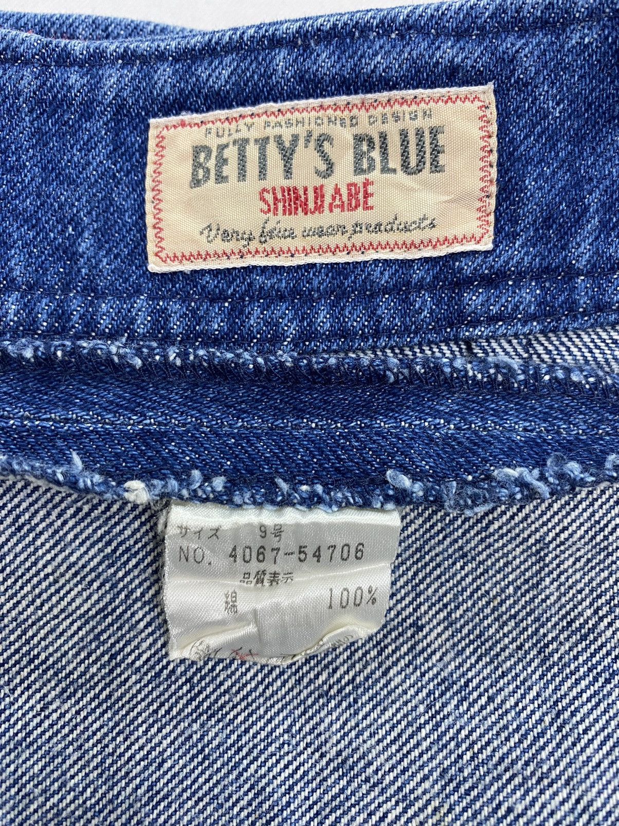 Japanese Brand Betty’s Blue by Shinji Abe Denim Skirt Size 24" / US 00 / IT 34 - 6 Thumbnail