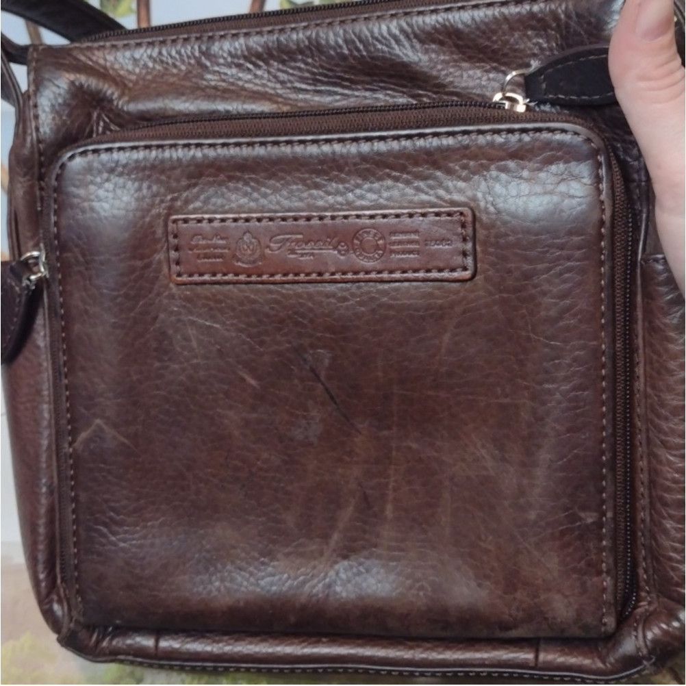 Fossil Fossil 1954 vintage brown leather handbag Size ONE SIZE - 3 Thumbnail