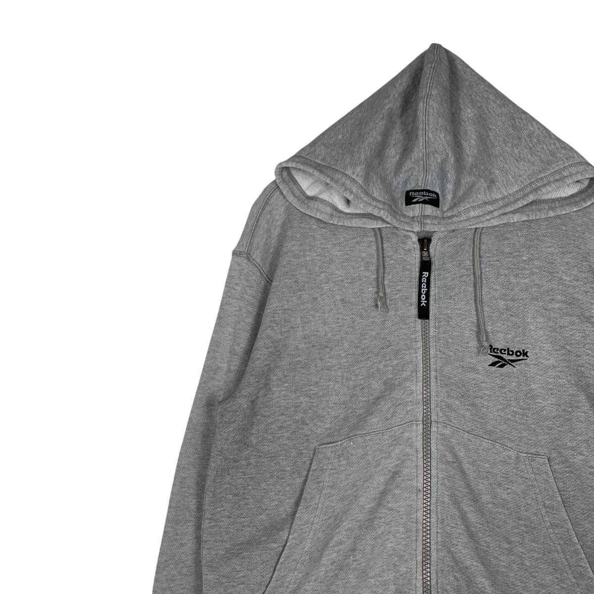 Reebok REEBOK Small Logo Zipper Hoodie Sweatshirt #1341-C60 Size US S / EU 44-46 / 1 - 6 Thumbnail