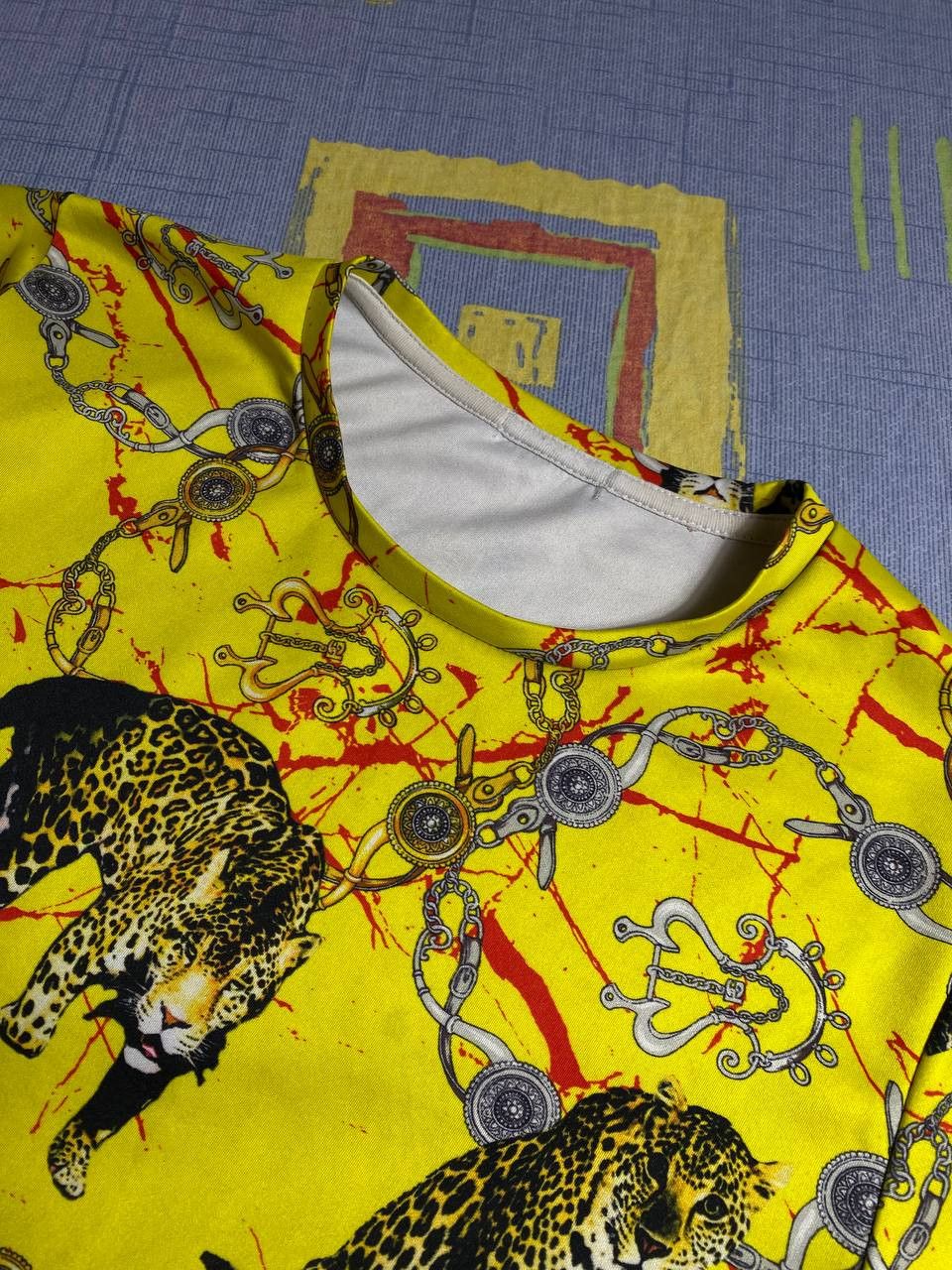 Japanese Brand Y2K Affliction Style All Over Print T Shirt Tee Tapout Japan Size US M / EU 48-50 / 2 - 2 Thumbnail