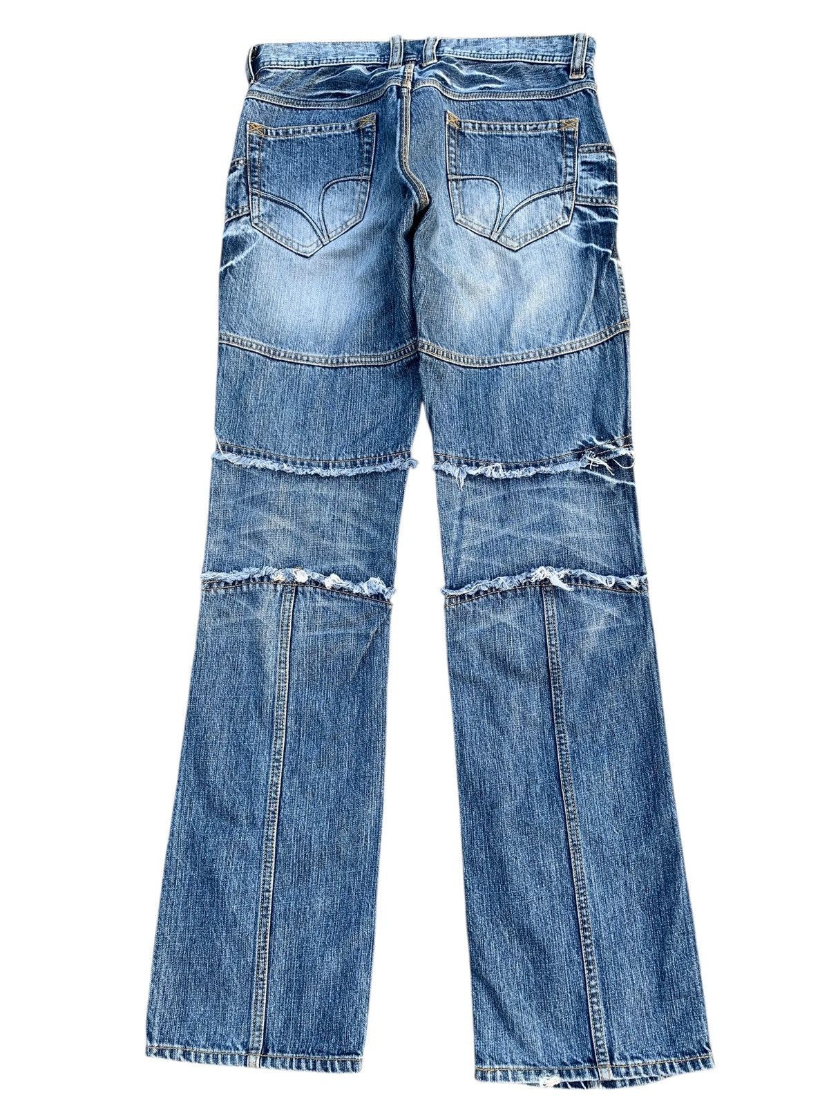 HIDEAWAYS RARE💥NICOLE CLUB HIDEWAYS HAGI JAPANESE DISTRESSED DENIM Size US 31 - 2 Thumbnail