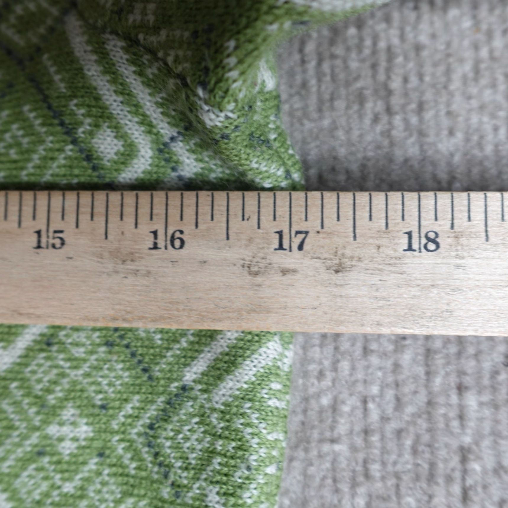 Eddie Bauer Eddie Bauer Sweater M Green Full Zip 100% Merino Wool Fair Isle Long Sleeve Womens Size M / US 6-8 / IT 42-44 - 7 Thumbnail