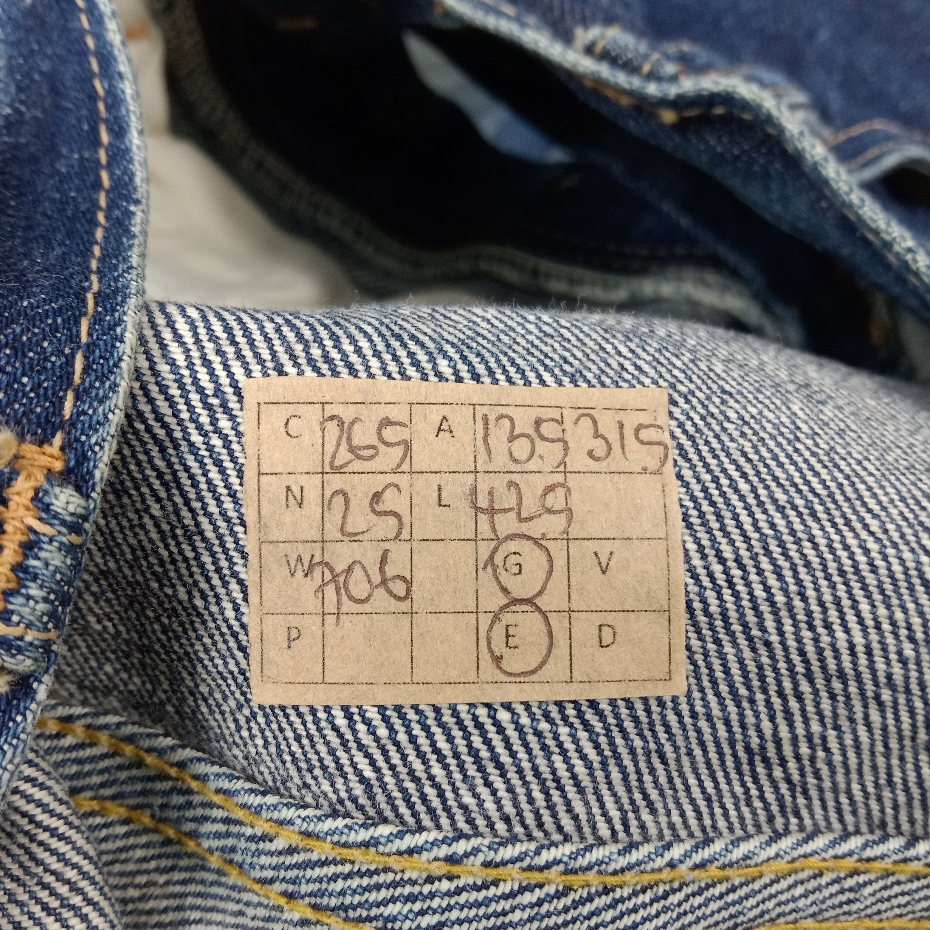 Hysteric Glamour Hysteric Glamour Selvedge Japanese Denim Jeans C265N25 Size US 27 - 16 Thumbnail
