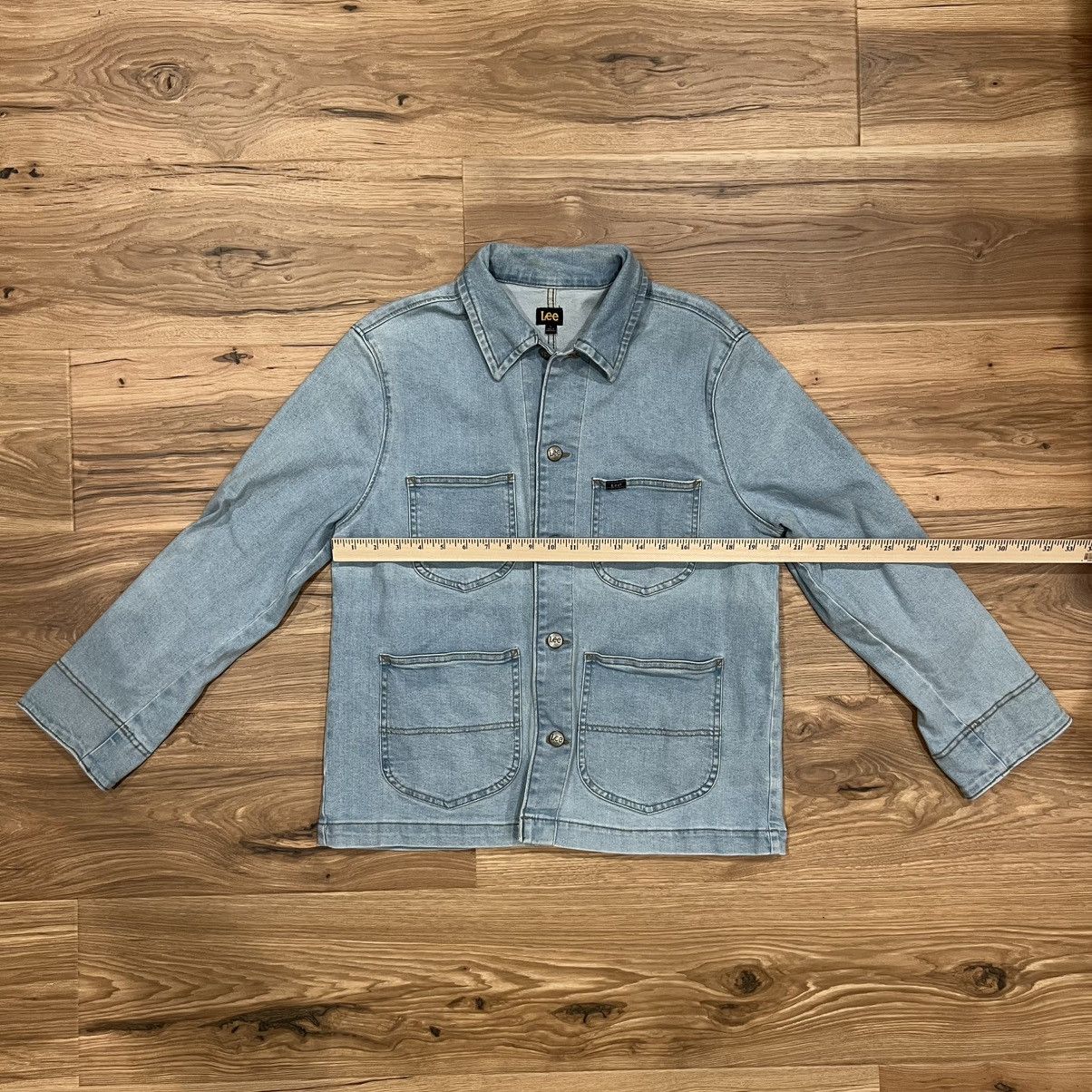 Lee Lee Womens Chore Denim Jacket Blue Large Size L / US 10 / IT 46 - 6 Thumbnail