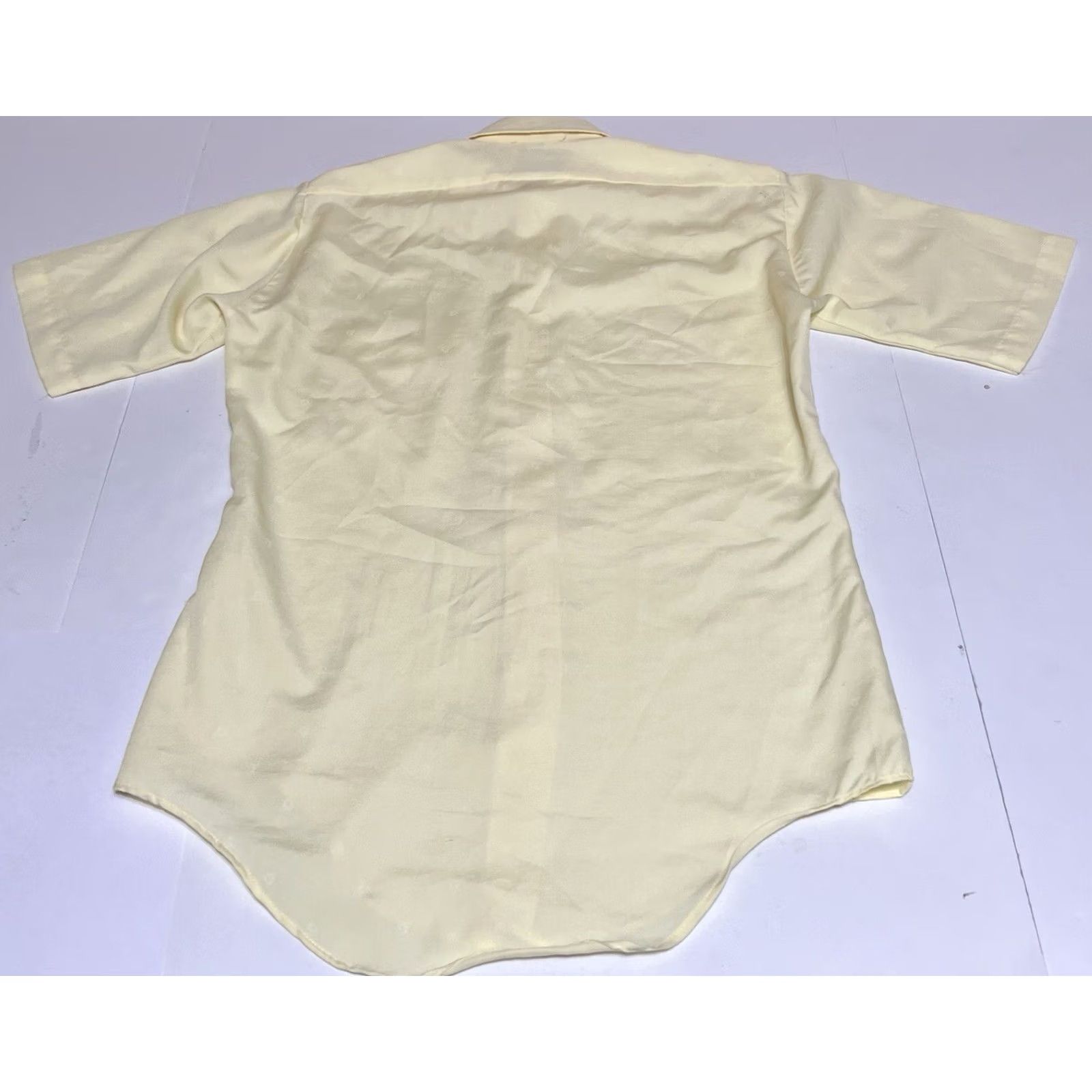 Vintage VINTAGE Andhurst Dress Shirt Short Sleeve Mens S Yellow Sailboats Button Shirt Regular Collar Style Point USA United States Size US S / EU 44-46 / 1 - 4 Thumbnail