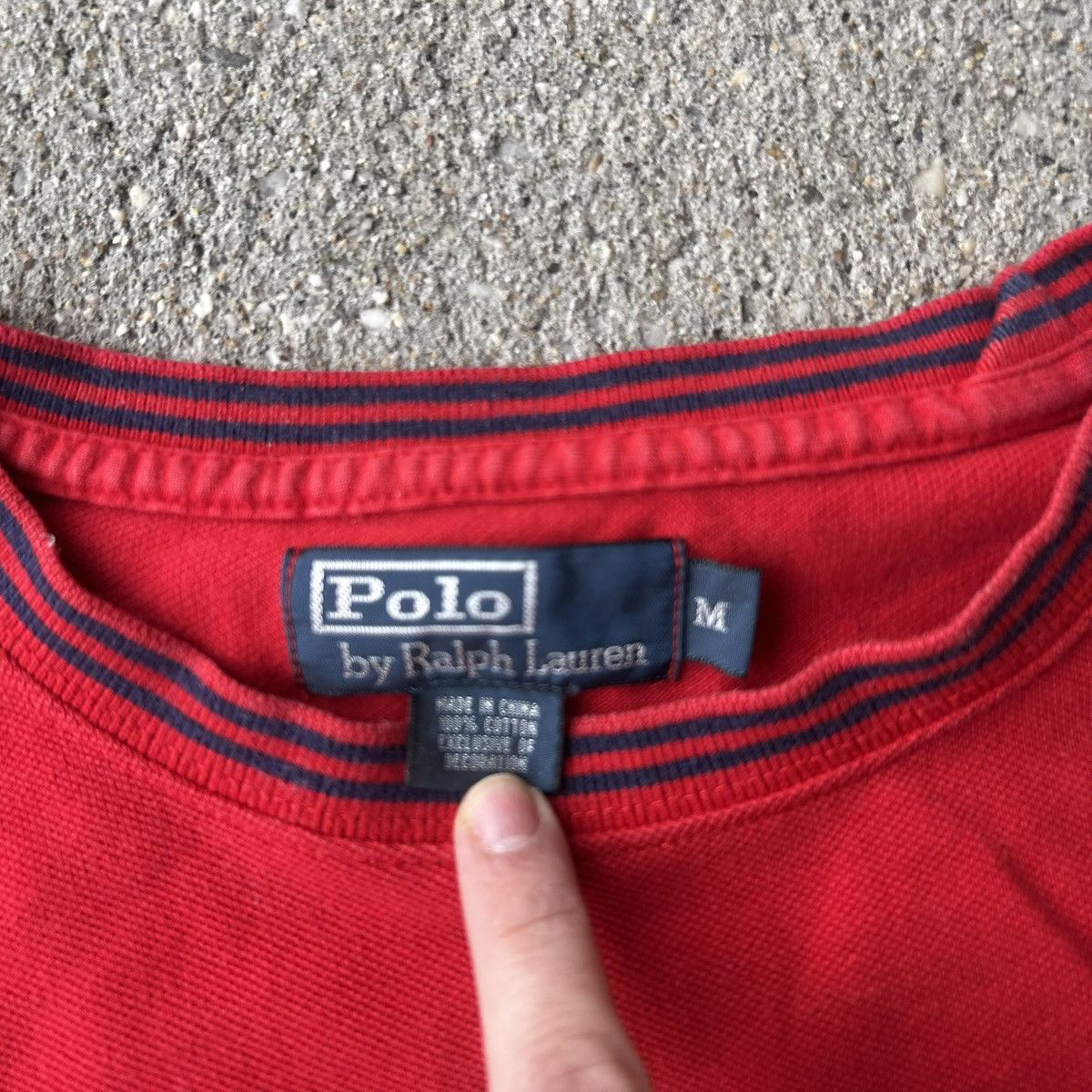 Polo Ralph Lauren × Vintage vintage 90s polo Ralph Lauren cut & sew ringer t shirt Size US M / EU 48-50 / 2 - 3 Thumbnail