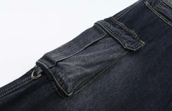 VIBE Vintage washed wide-leg straight-leg raw edge jeans Size US 32 / EU 48 - 4 Thumbnail
