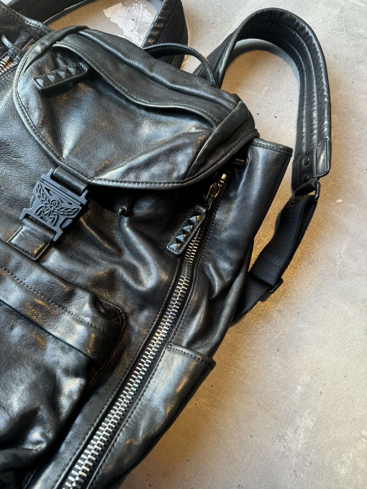 MCM MCM Killian Backpack In Lambskin Leather Size ONE SIZE - 6 Thumbnail