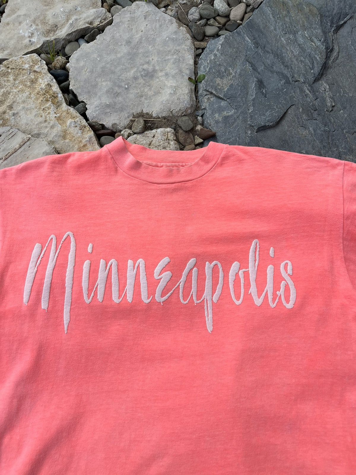 Hanes × Vintage Vintage 90s Hanes beefy tee Minneapolis y2k dyed t-shirt USA Size US L / EU 52-54 / 3 - 3 Thumbnail