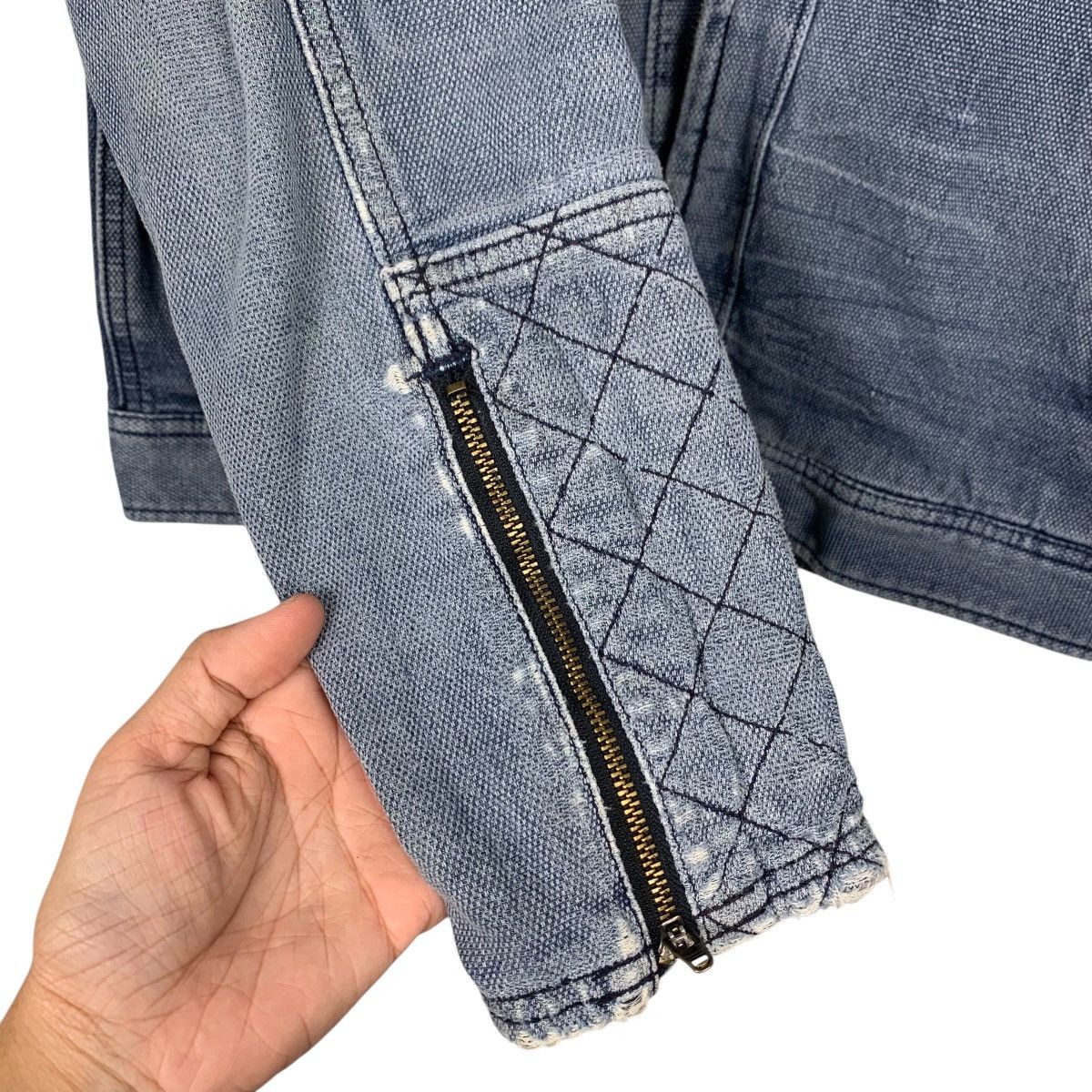 Japanese Brand GLOW KICK’S Workwear Rugged Jean Denim Jacket #2582-C117 Size US L / EU 52-54 / 3 - 13 Thumbnail