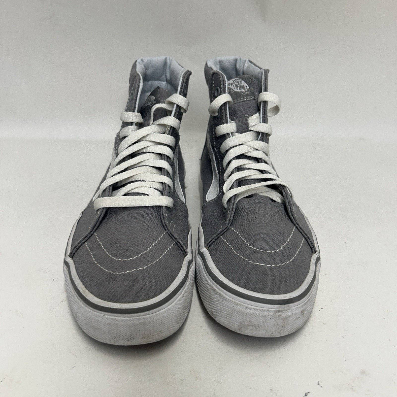 Vans Vans Sk8-Hi Old School High-Top Canvas “Grey White” Size US 10 / EU 43 - 2 Thumbnail