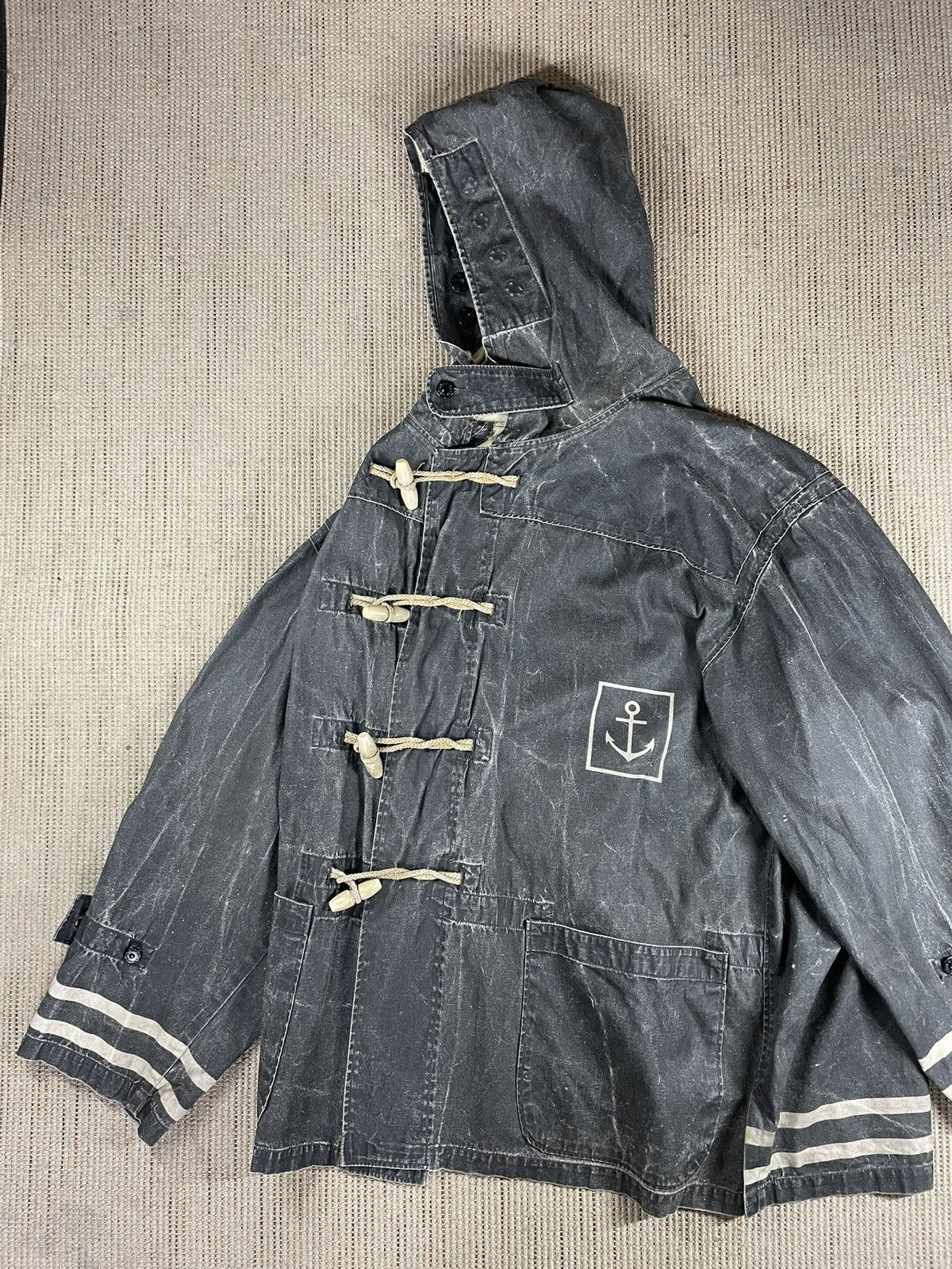 Stone Island 80’s Stone Island Marina Sail Cloth Size US L / EU 52-54 / 3 - 3 Thumbnail