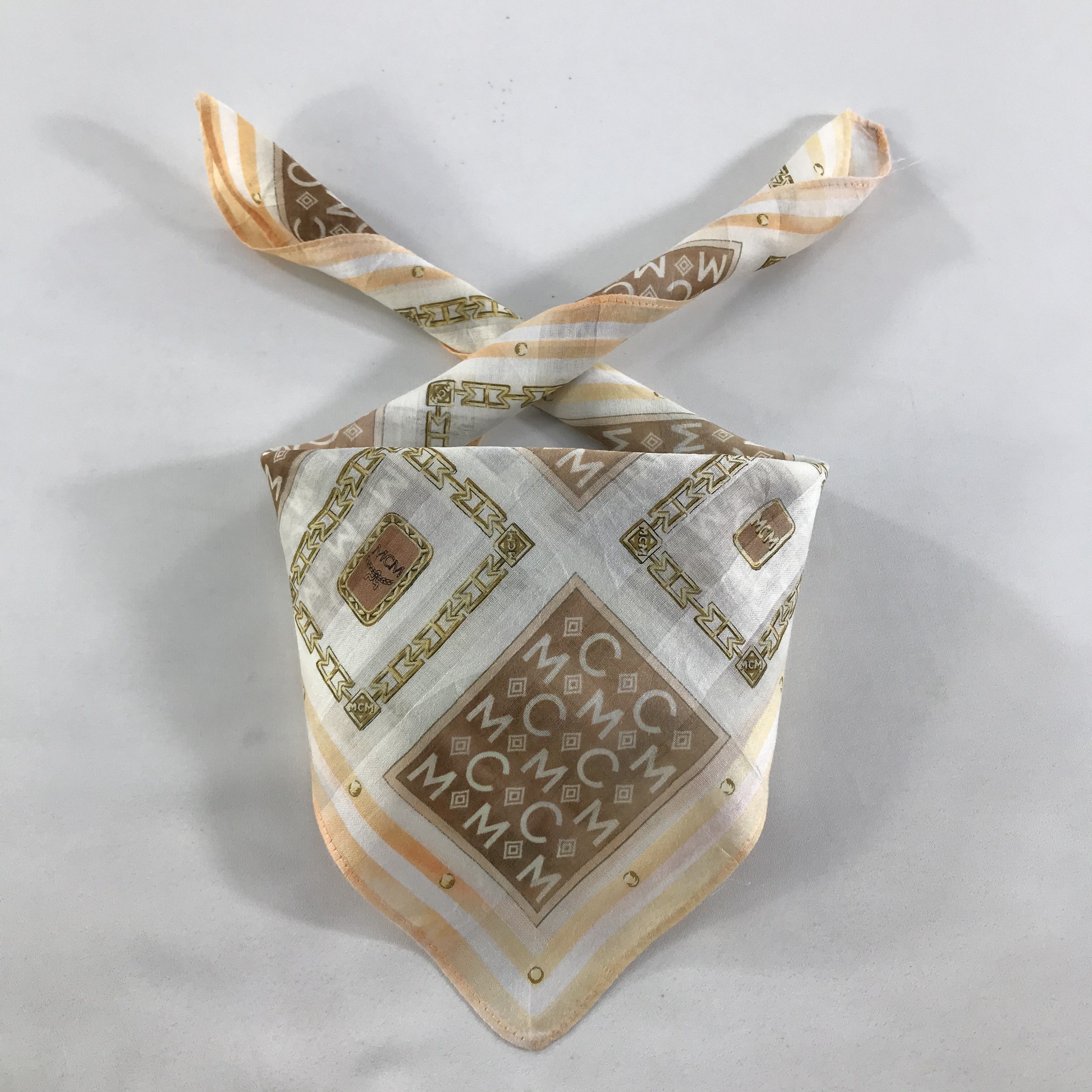 MCM × Vintage MCM Bandana / Handkerchief / Neckerchief - S1329 Size ONE SIZE - 3 Thumbnail