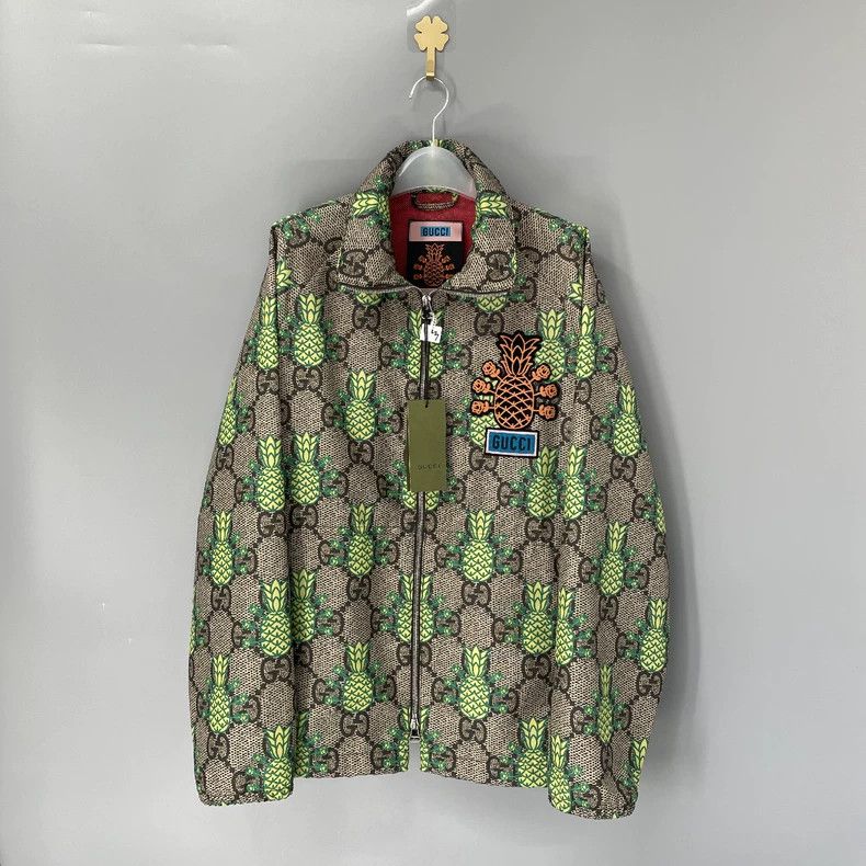 Gucci Gucci Pineapple series full logo zipper jacket 2502-Nextarr Size US S / EU 44-46 / 1 - 1 Thumbnail
