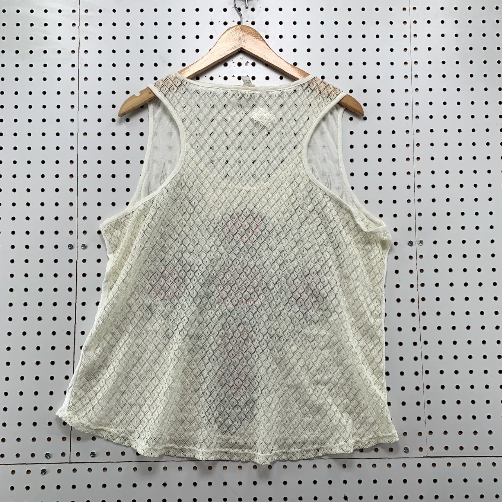 Affliction Xzavier Womens Tank Shirt L White - Casual Sleeveless Top, Regular Fit, Adult, White, - 90s/Affliction Style? Size L / US 10 / IT 46 - 7 Thumbnail