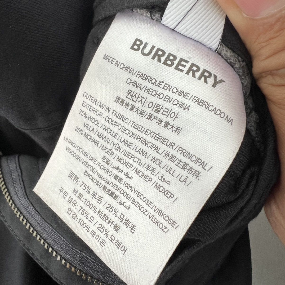 Burberry Burberry - SS/20 - "Evolution" Icon Stripe Mohair Trousers Size US 44 / EU 60 - 10 Thumbnail
