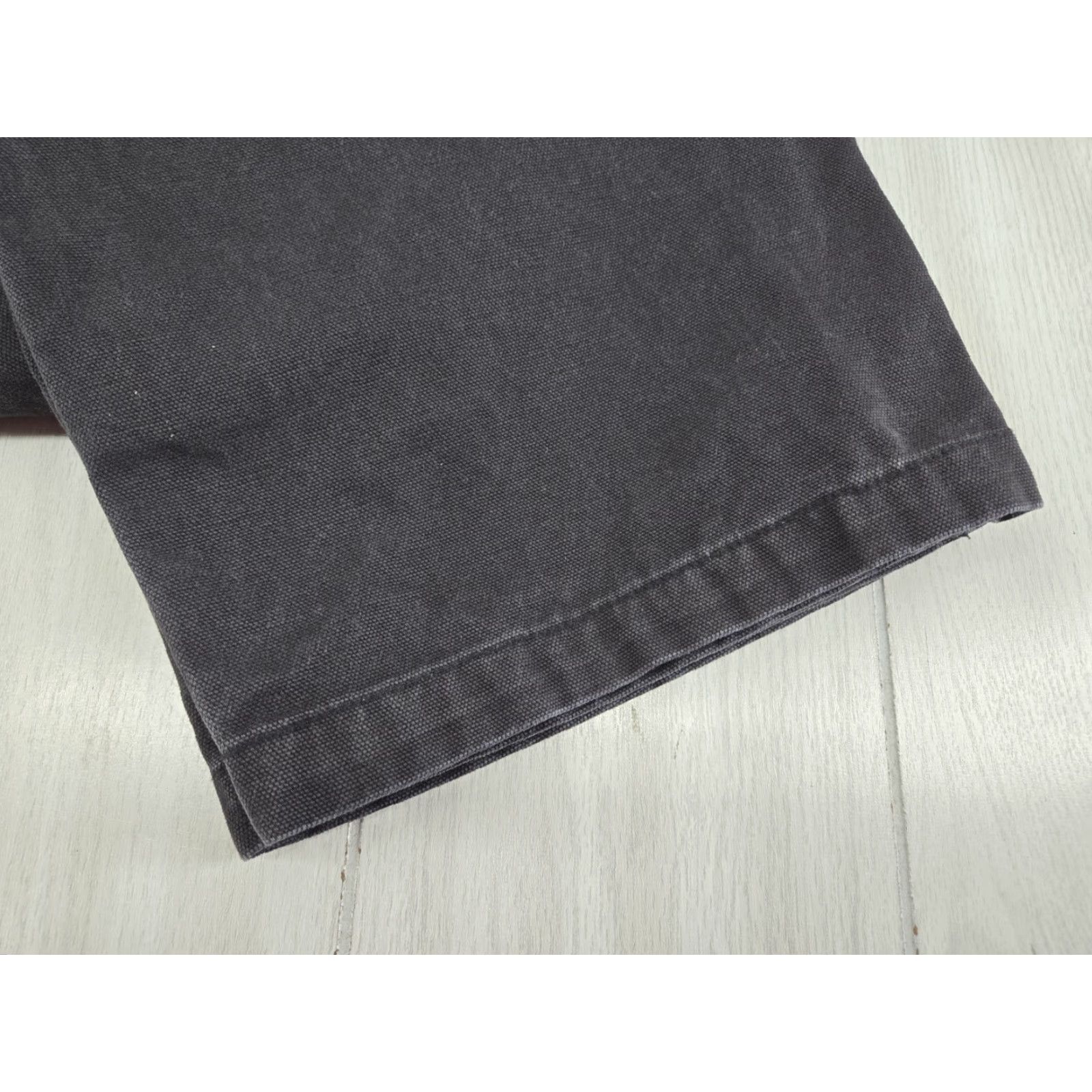 Vintage Lakin McKey Pants Mens 38x29 Double Knee Canvas Black Carpenter Jeans Regular 100% Cotton Including Pockets Mens Size US 38 / EU 54 - 2 Thumbnail