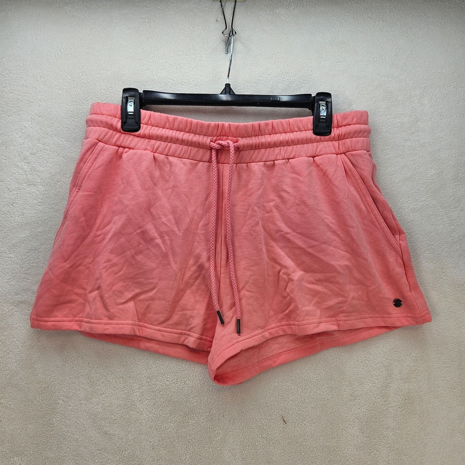 Roxanne Assoulin ROXY GIRLS XL PINK SHORTS EMBROIDERED PALM TREES Size 31" - 1 Thumbnail