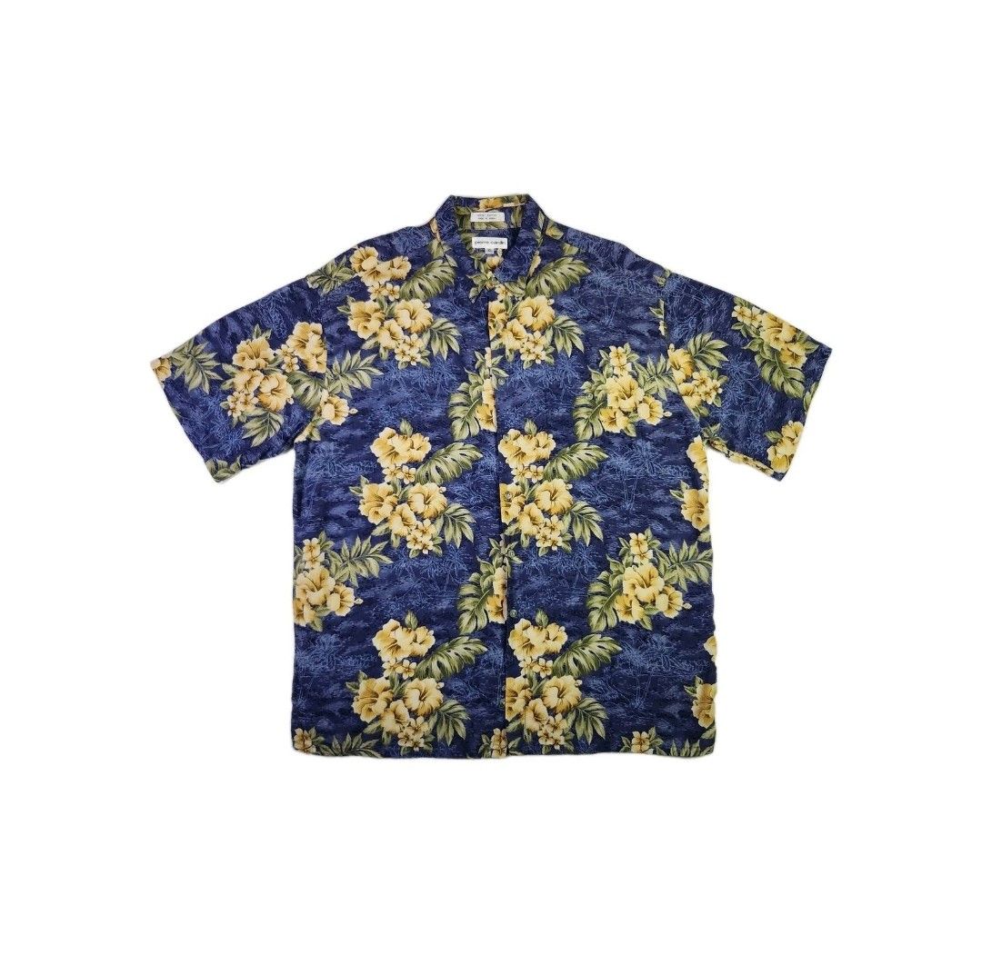 Pierre Cardin Pierre Cardin VINTAGE Hawaiian Shirt XL Floral Button Up Size US XL / EU 56 / 4 - 1 Thumbnail