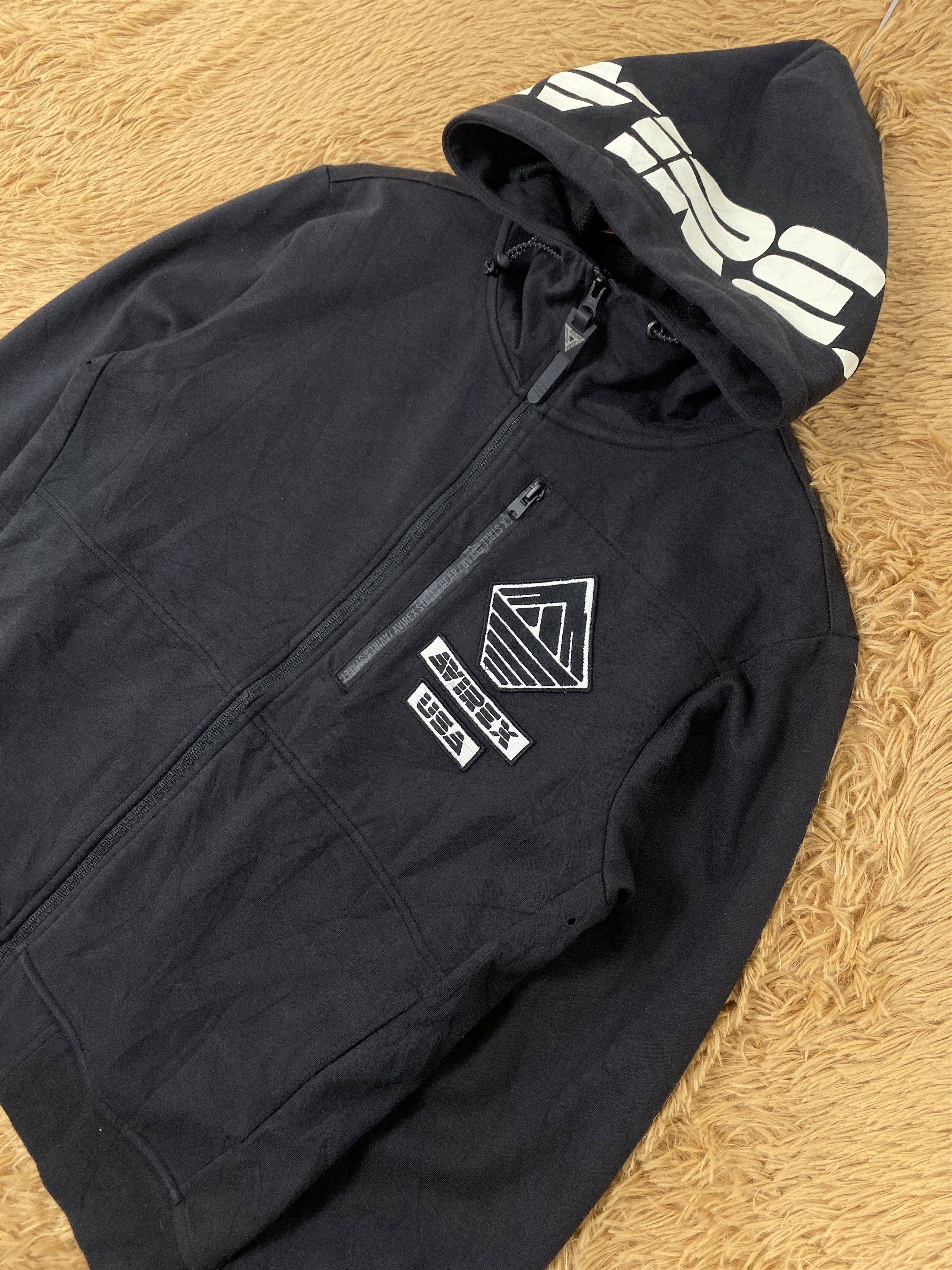 Avirex Vintage Avirex Big Logo on Hoodie Sweaters PS0161 Size US M / EU 48-50 / 2 - 2 Thumbnail