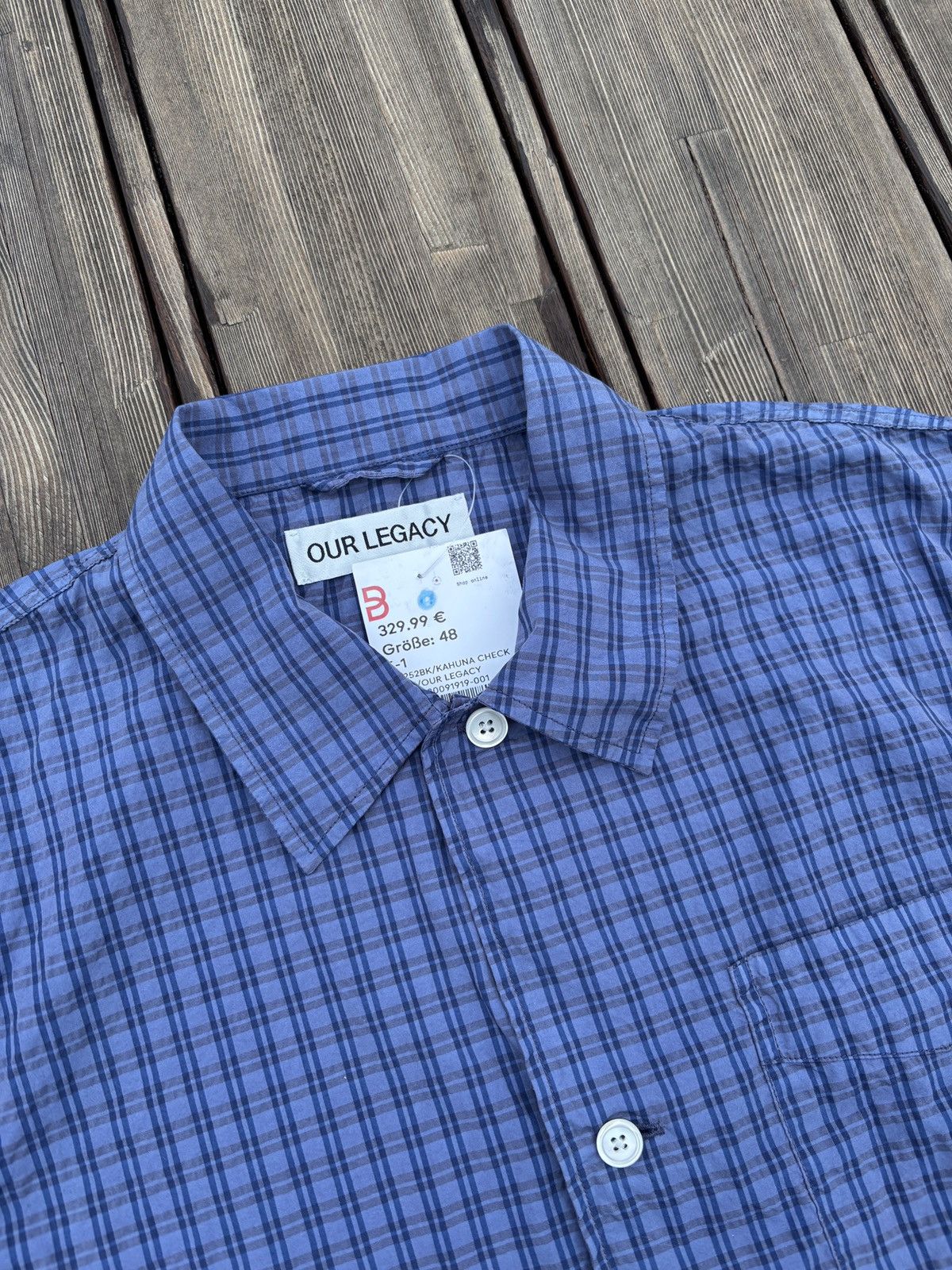 Our Legacy Our Legacy Box Shirt Kahuna Check Size US M / EU 48-50 / 2 - 2 Thumbnail