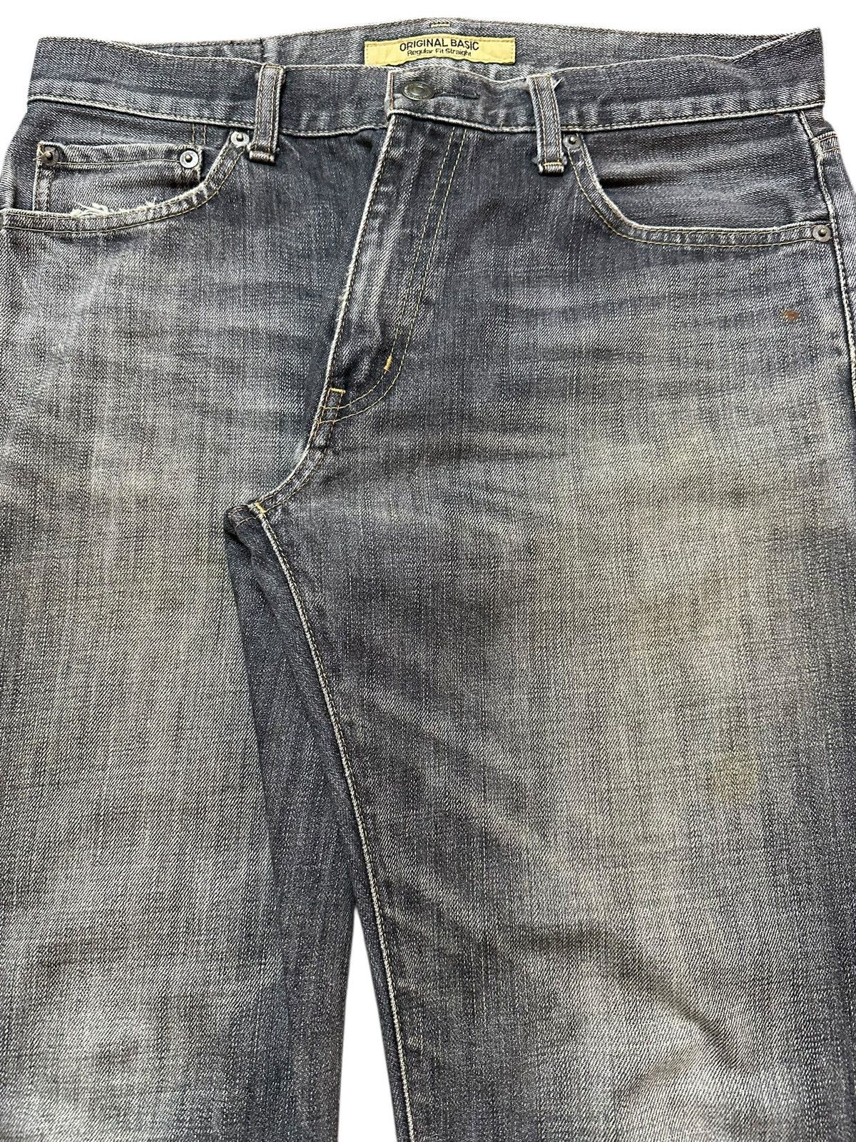 Uniqlo Vintage Japanese Uniqlo Faded Wash Style Loose Jeans Size US 32 / EU 48 - 4 Thumbnail