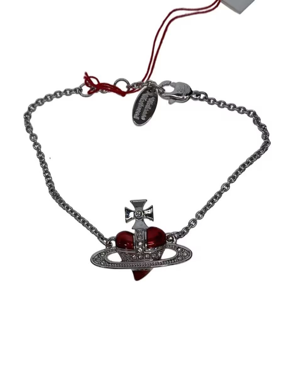 Vivienne Westwood Heart Orb Crystal Bracelet Size ONE SIZE - 1 Thumbnail