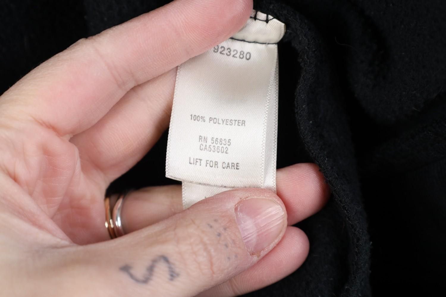 Cabelas Vintage Cabelas Spell Out Full Zip Fleece Vest Jacket Black Size US XXL / EU 58 / 5 - 10 Thumbnail