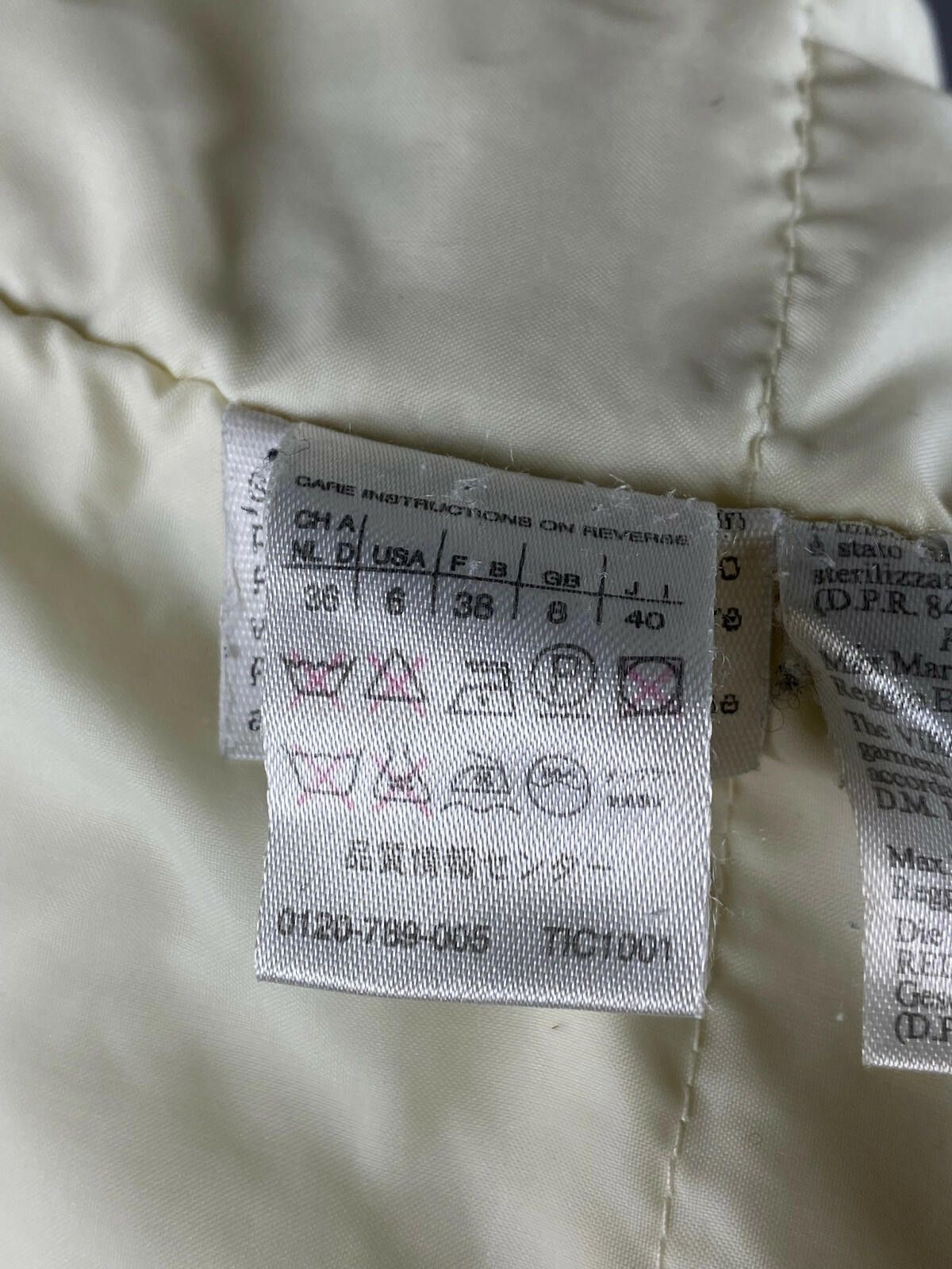 Designer Weekend Max Mara White Full Zip Nylon Hooded Jacket Size 6 Size M / US 6-8 / IT 42-44 - 7 Thumbnail