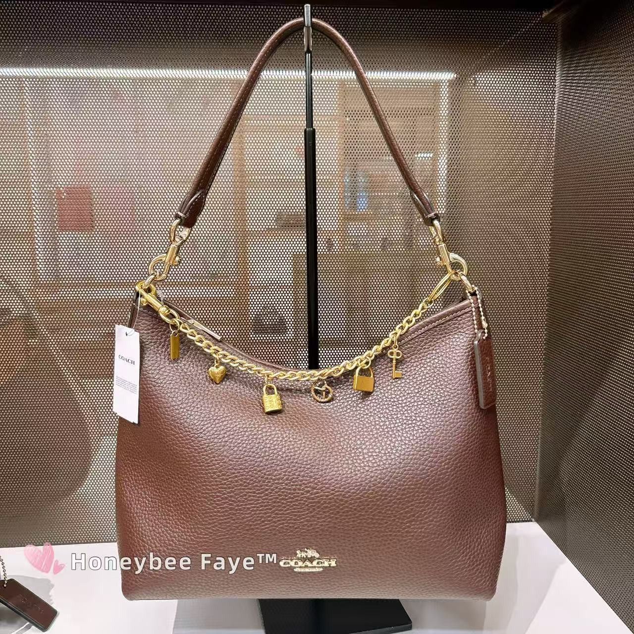 Coach Laurel Shoulder Bag CR148 Gold/Maple Size ONE SIZE - 1 Thumbnail