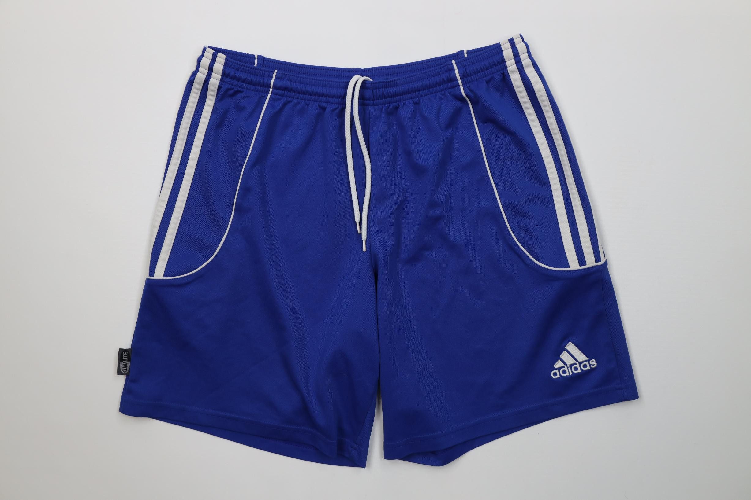Adidas Vintage Y2K Adidas Running Jogging Soccer Shorts Royal Blue Size US 32 / EU 48 - 1 Thumbnail