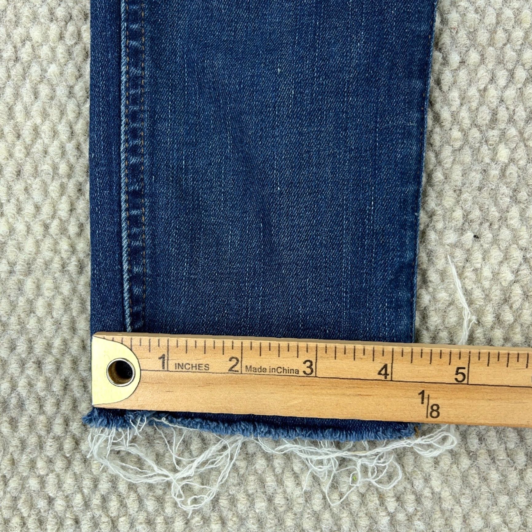 Madewell VINTAGE Madewell Jeans Women 25 Skinny Fit Mid Rise Blue Cotton Denim Pants Ladies Size 42" / US 20 - 7 Thumbnail