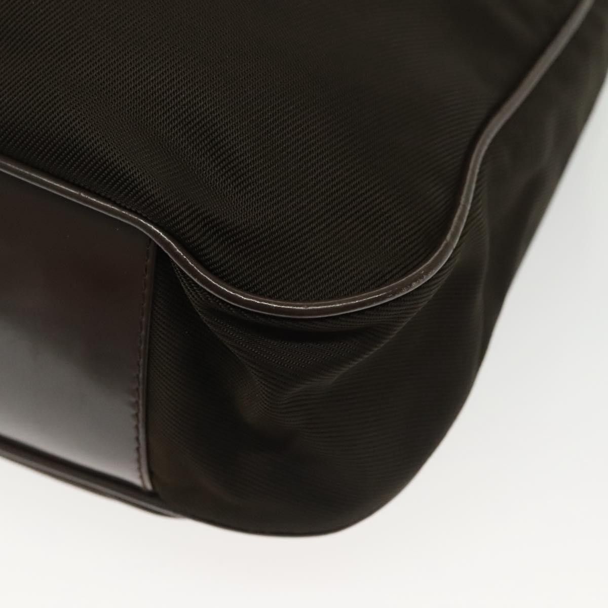 Gucci GUCCI Bamboo Hand Bag Nylon Brown Silver 001 2113 001 2113 Size ONE SIZE - 14 Thumbnail