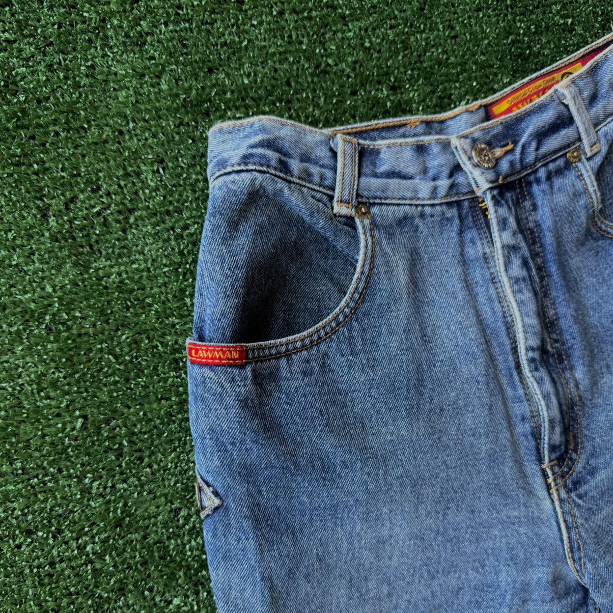 Vintage Vintage 70s Lawman Side-Button Authentic Western Jeans Size 30" / US 8 / IT 44 - 4 Thumbnail