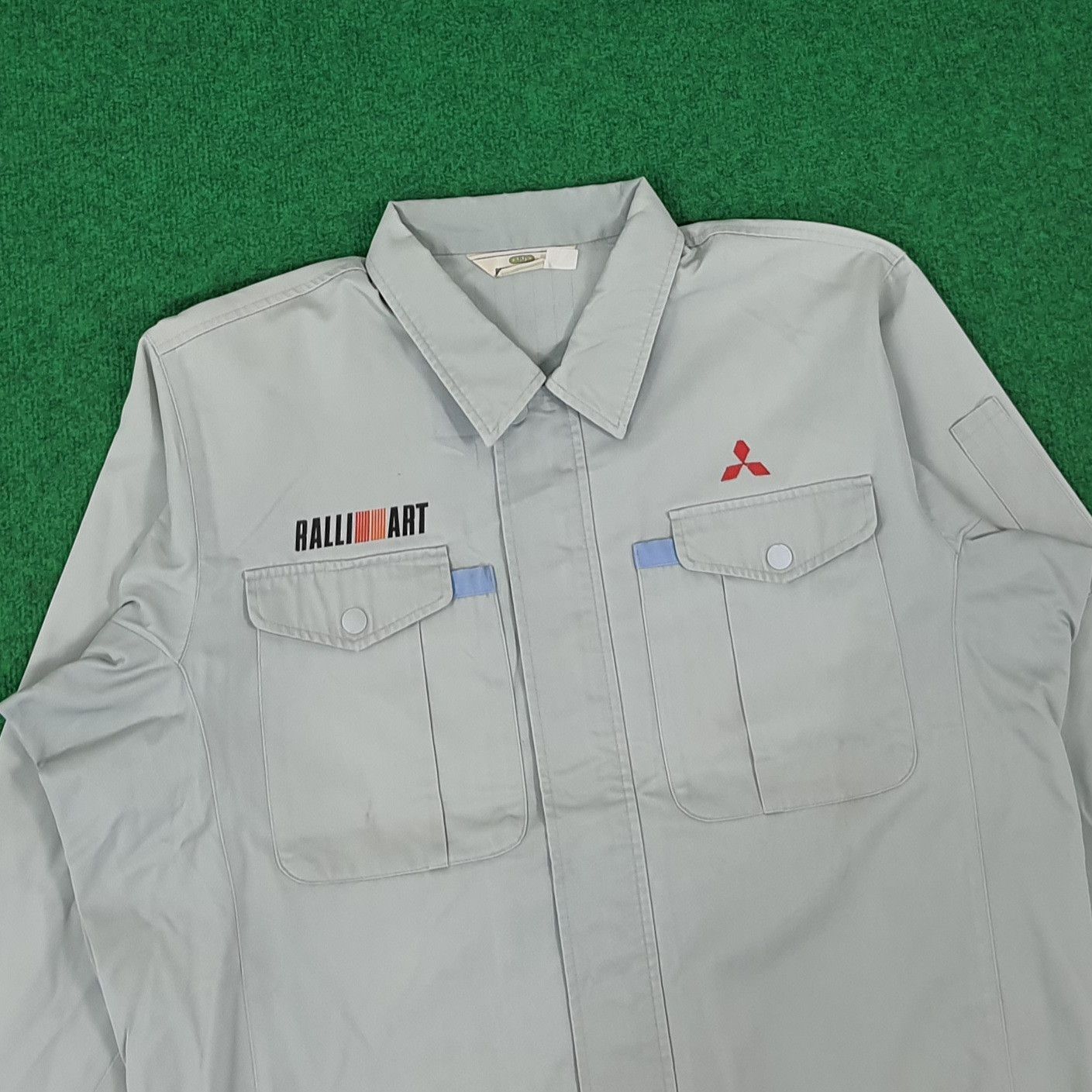 Japanese Brand × Vintage Vintage Mitsubishi Ralli Art Japan Racing Motorsports Jacket Size US XL / EU 56 / 4 - 4 Thumbnail