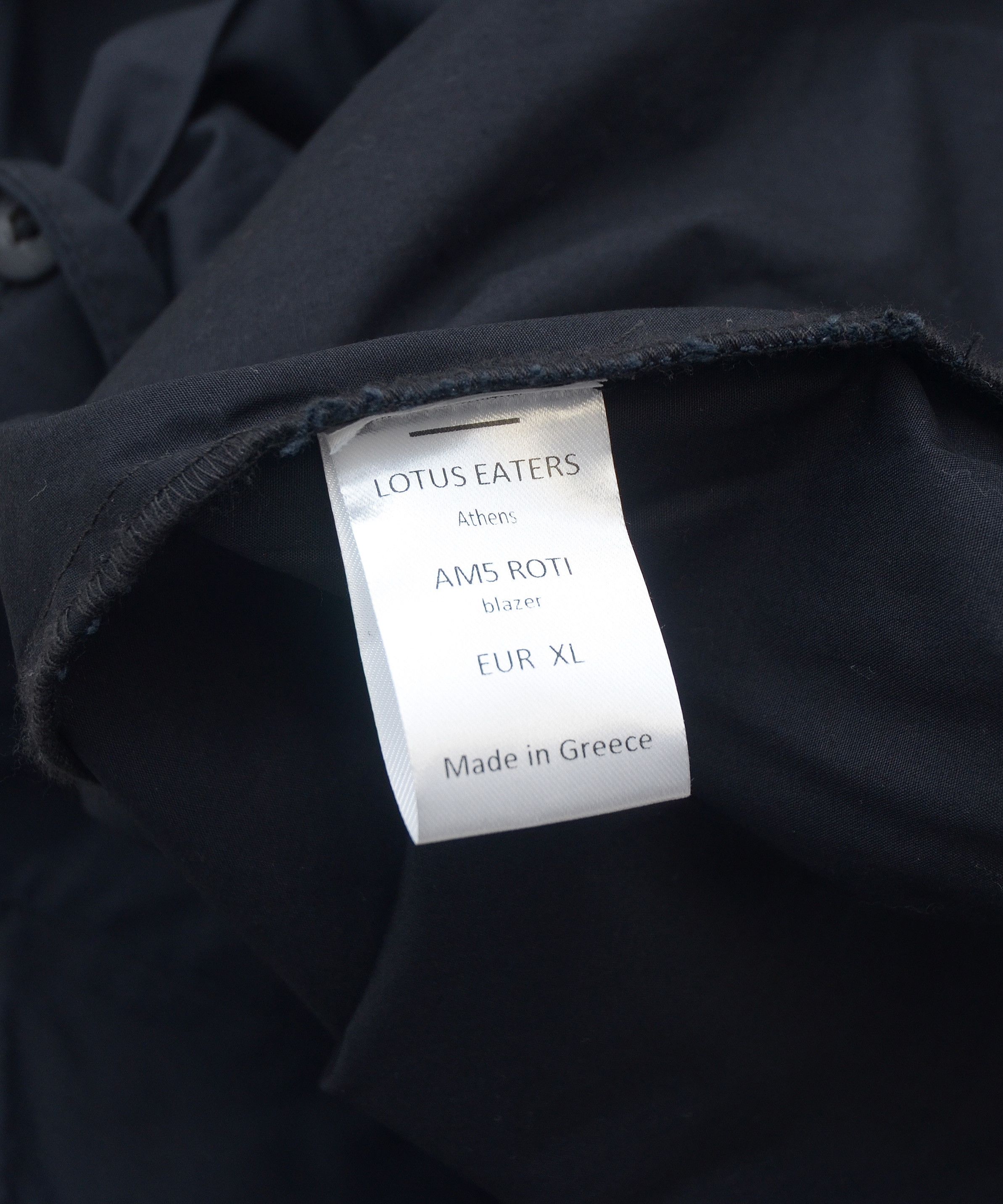 Designer New Designer LOTUS EATERS COTTON BLAZER Black y2k Size XL / US 12-14 / IT 48-50 - 10 Thumbnail