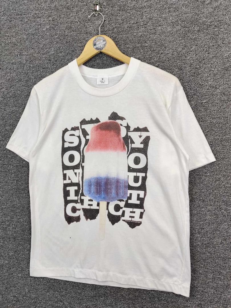 Band Tees Vintage Sonic Youth Bomb Pop Band Tee Tshirt Size US M / EU 48-50 / 2 - 2 Thumbnail