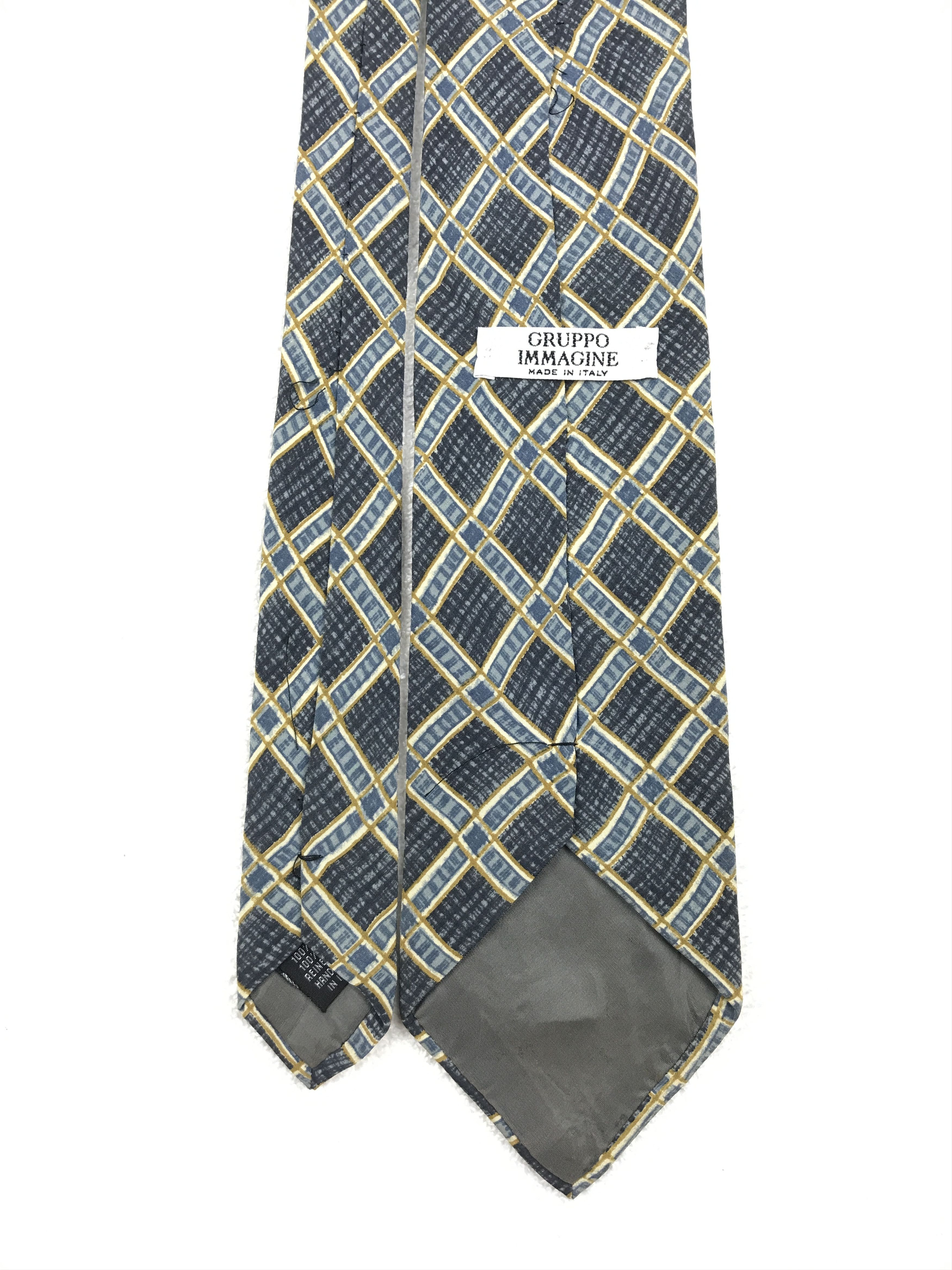 Vintage Vintage Gruppo Immagine Silk Necktie Size ONE SIZE - 4 Thumbnail