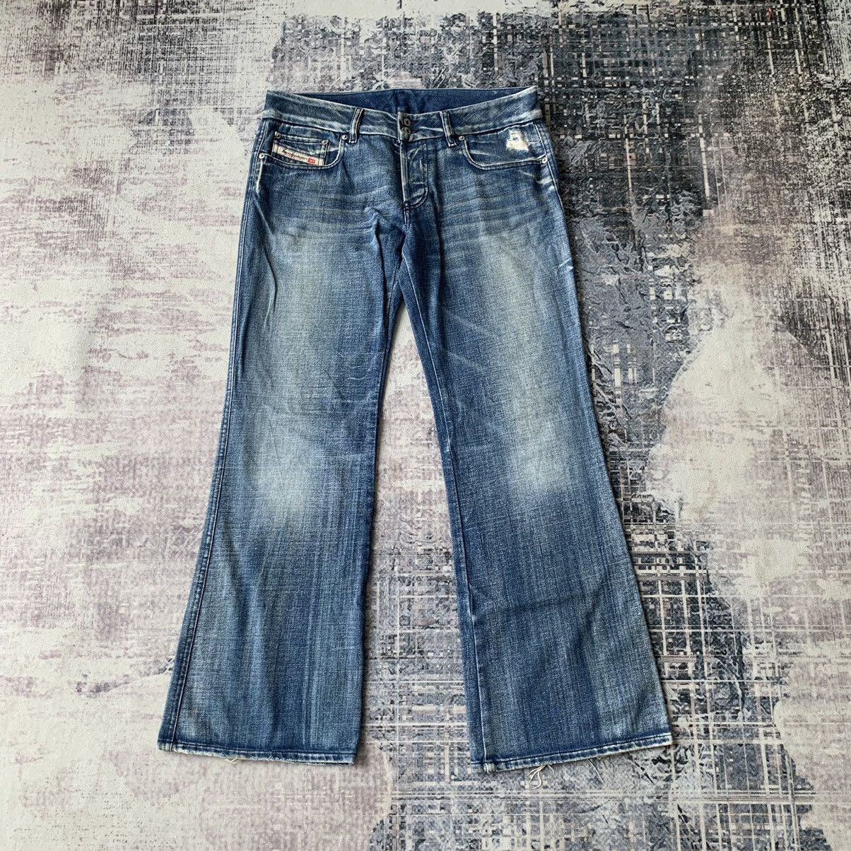 Diesel Diesel Distressed Boot Cut Jeans Size US 34 / EU 50 - 1 Thumbnail