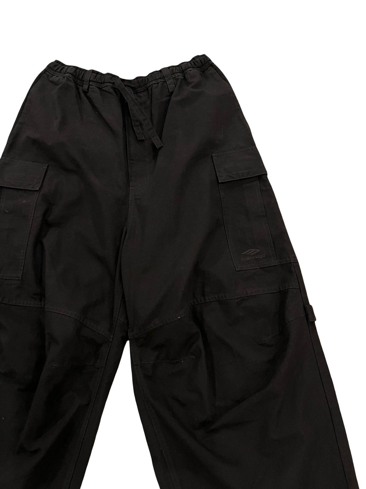 Balenciaga Parachute Cargo Pants Drawstring Bottoms Size US 30 / EU 46 - 3 Thumbnail