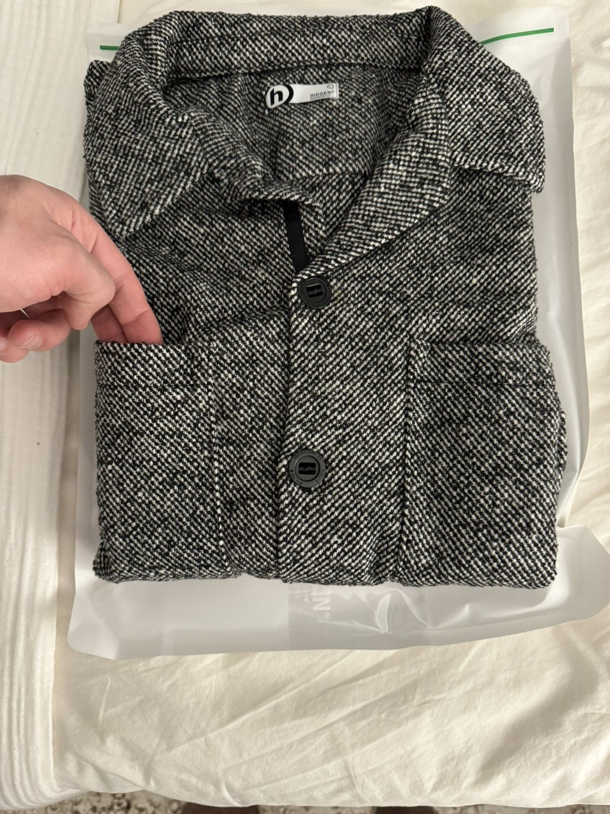 HIDDEN HIDDEN NY 2 Pocket Overshirt (Size Large) Size US L / EU 52-54 / 3 - 9 Thumbnail