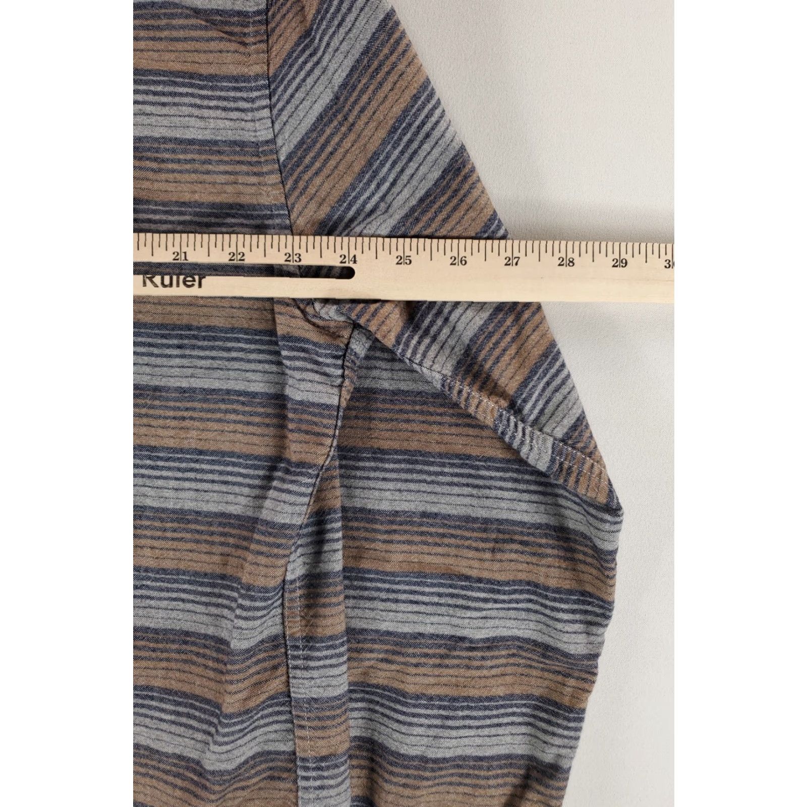 Howler Brothers Howler Bros Shirt Flannel Button Up Long Sleeve Mens XXL Gray Blue Brown Size US XXL / EU 58 / 5 - 4 Thumbnail