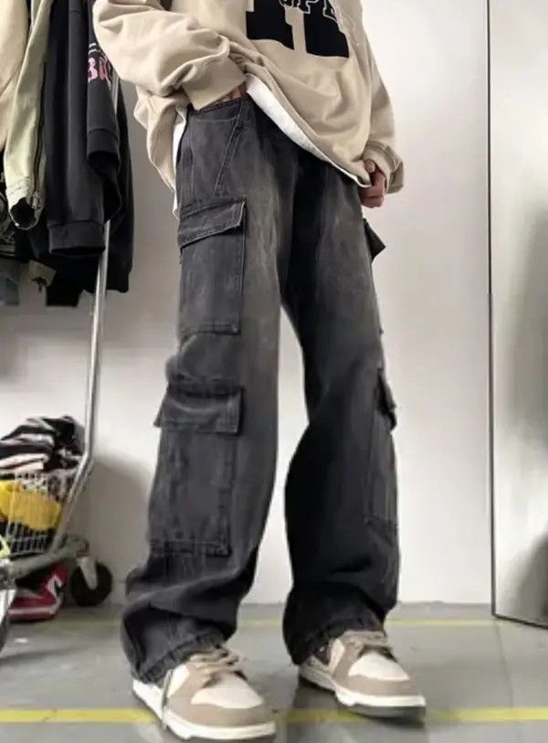 Japanese Brand Patchwork Washed Blue Flare Jeans Pants Size US 28 / EU 44 - 3 Thumbnail