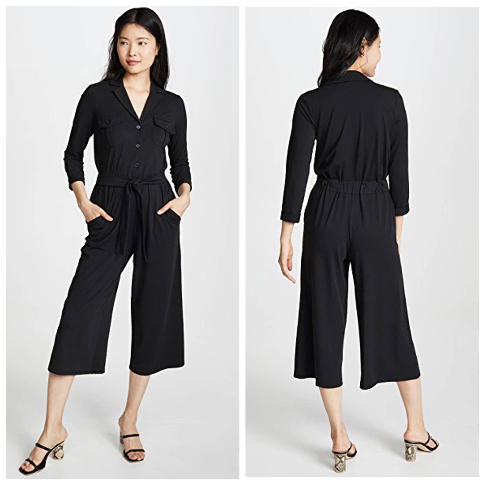 image of New Joie Jachima Jumpsuit Caviar Black Xs, Women's (Size 26)