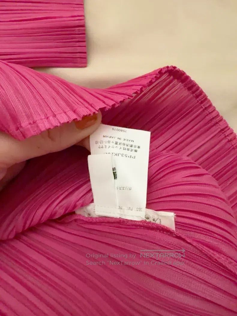 Issey Miyake Issey Miyake Pink Turtleneck Short Sleeve Size S / US 4 / IT 40 - 3 Thumbnail