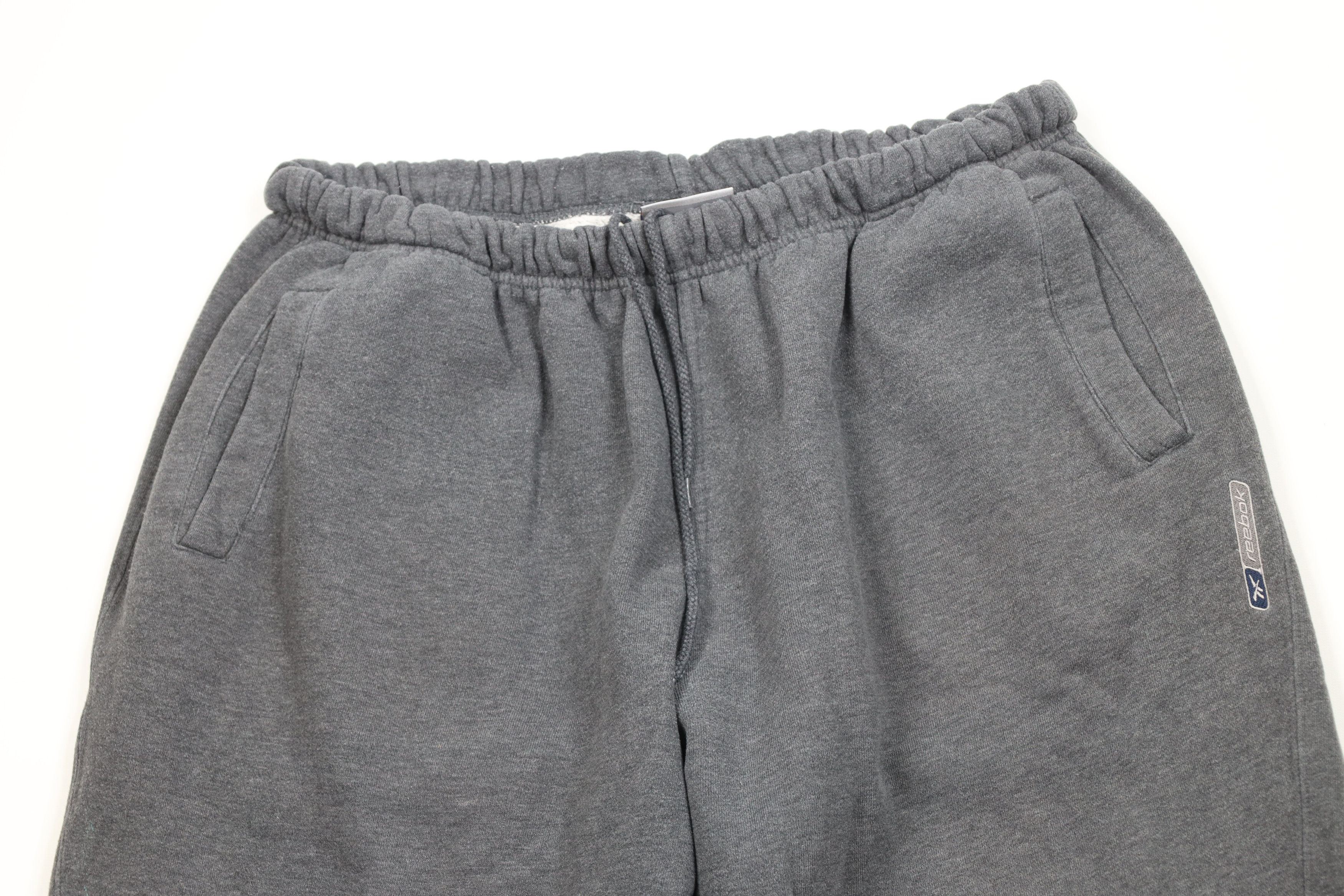 Reebok Vintage 90s Reebok Cuffed Sweatpants Joggers Pants Gray Size US 38 / EU 54 - 2 Thumbnail